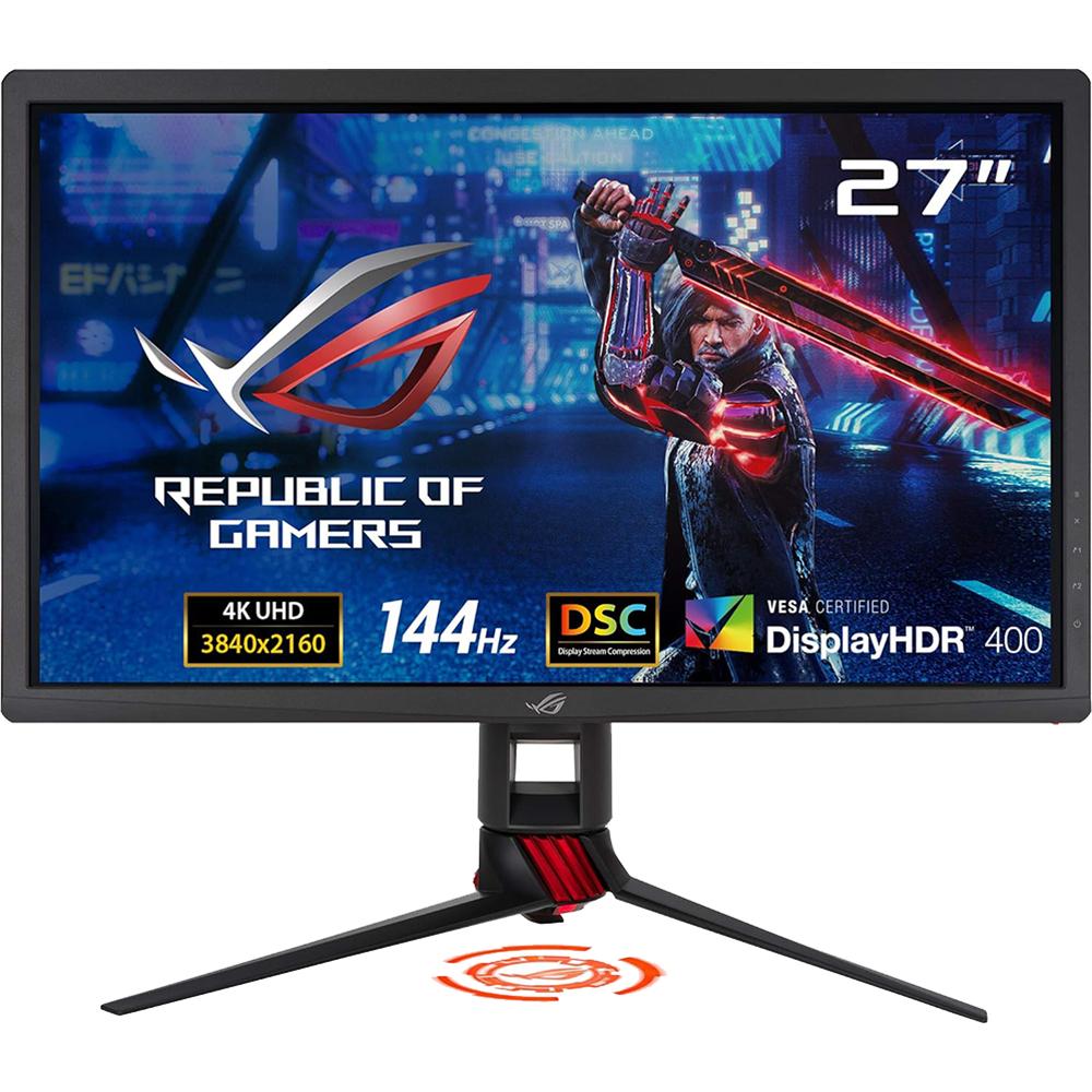 ASUS ROG Strix XG27UQ 27-inch 4K UHD Gaming Monitor - 3840x2160, HDR, DSC, 144Hz, G-Sync Compatible for PC & Console Gaming, Esports, and Professional Work