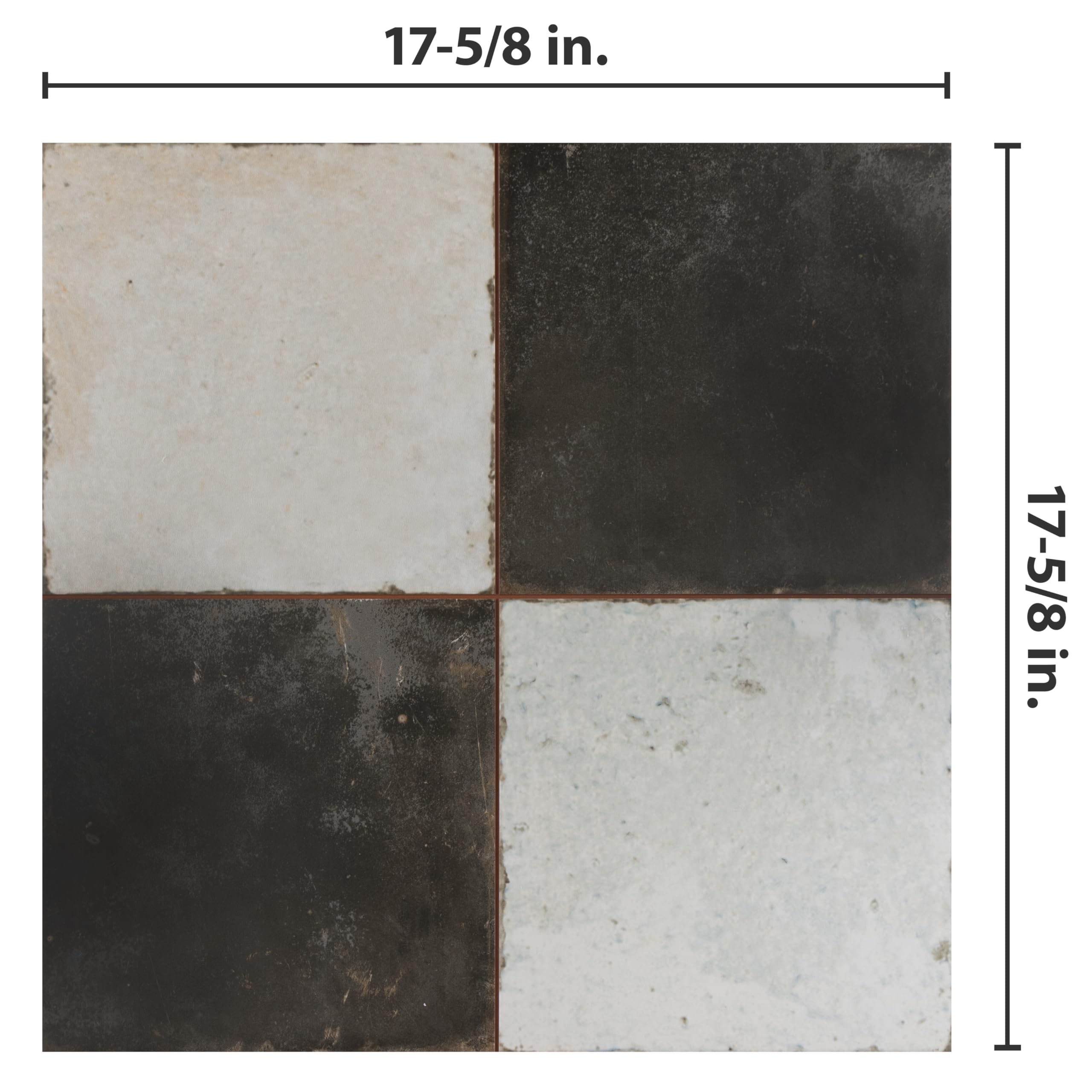 Merola Tile Kings Damero 17-5/8