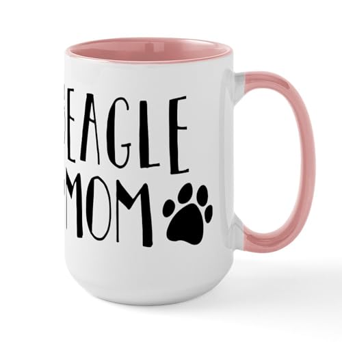 White/Pink Inside - Beagle Mom