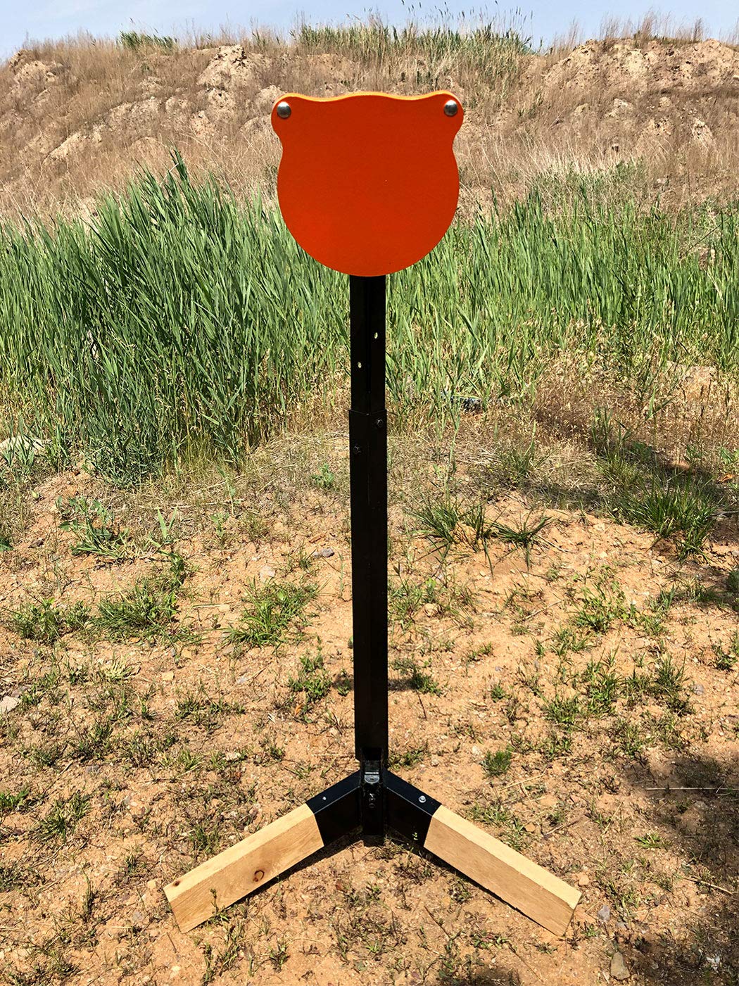 Highwild Adjustable Target Stand System with AR500 Steel - Durable Shooting Range Accessories for Outdoor Training & Hunting Practice