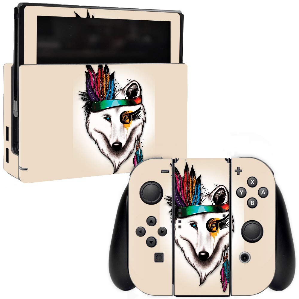 MightySkins Vinyl Decal Wrap Cover Compatible with Nintendo Switch - Indian Soul Design | Protective, Durable, Customizable Skin | Easy to Apply & Remove | Made in USA | Perfect for Gaming, Travel & Personalization