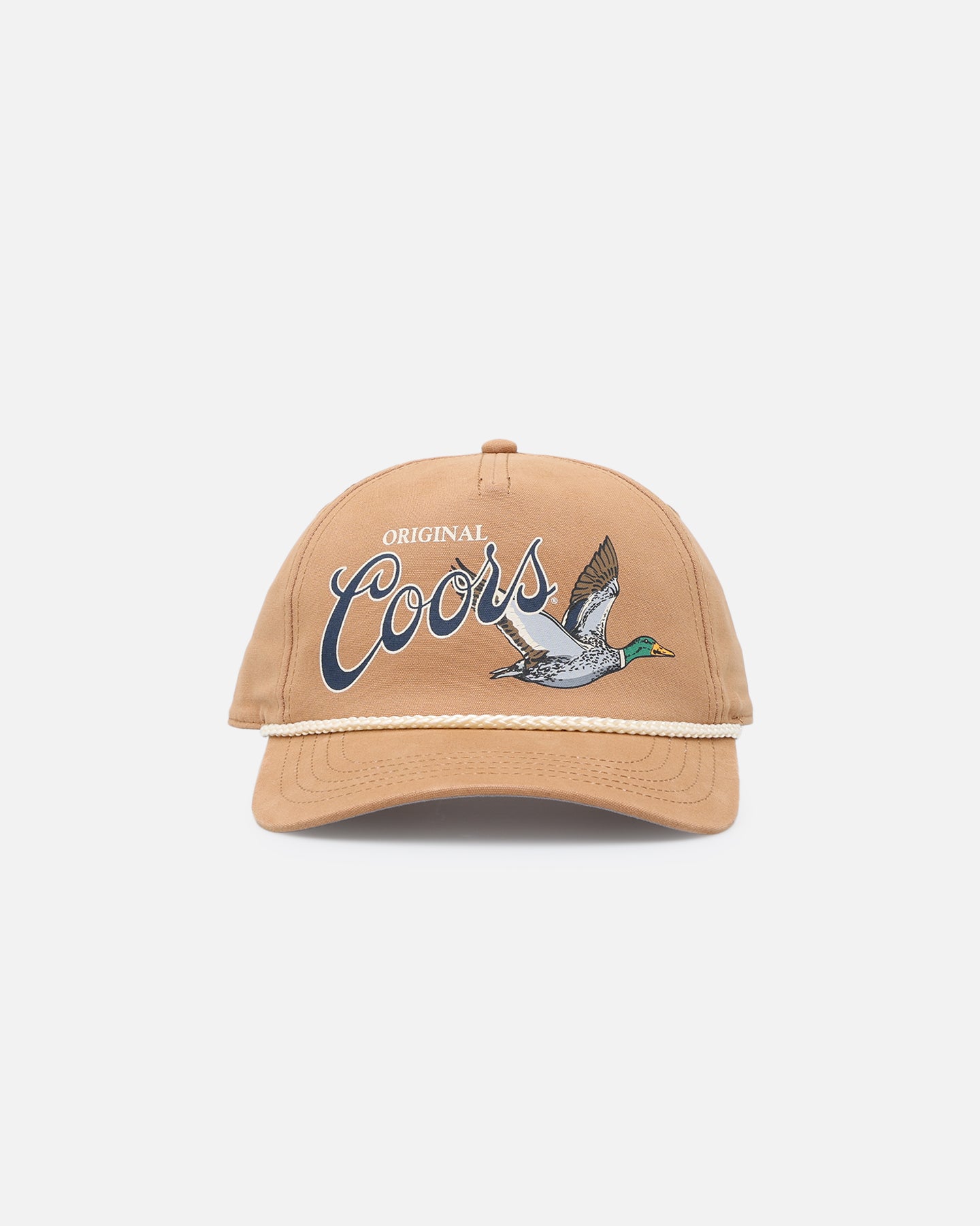 American Needle Canvas Snapback Hat - Wheat Color Vintage Baseball Cap for Men & Women - Perfect for Casual Wear, Sports, and Outdoor Activities