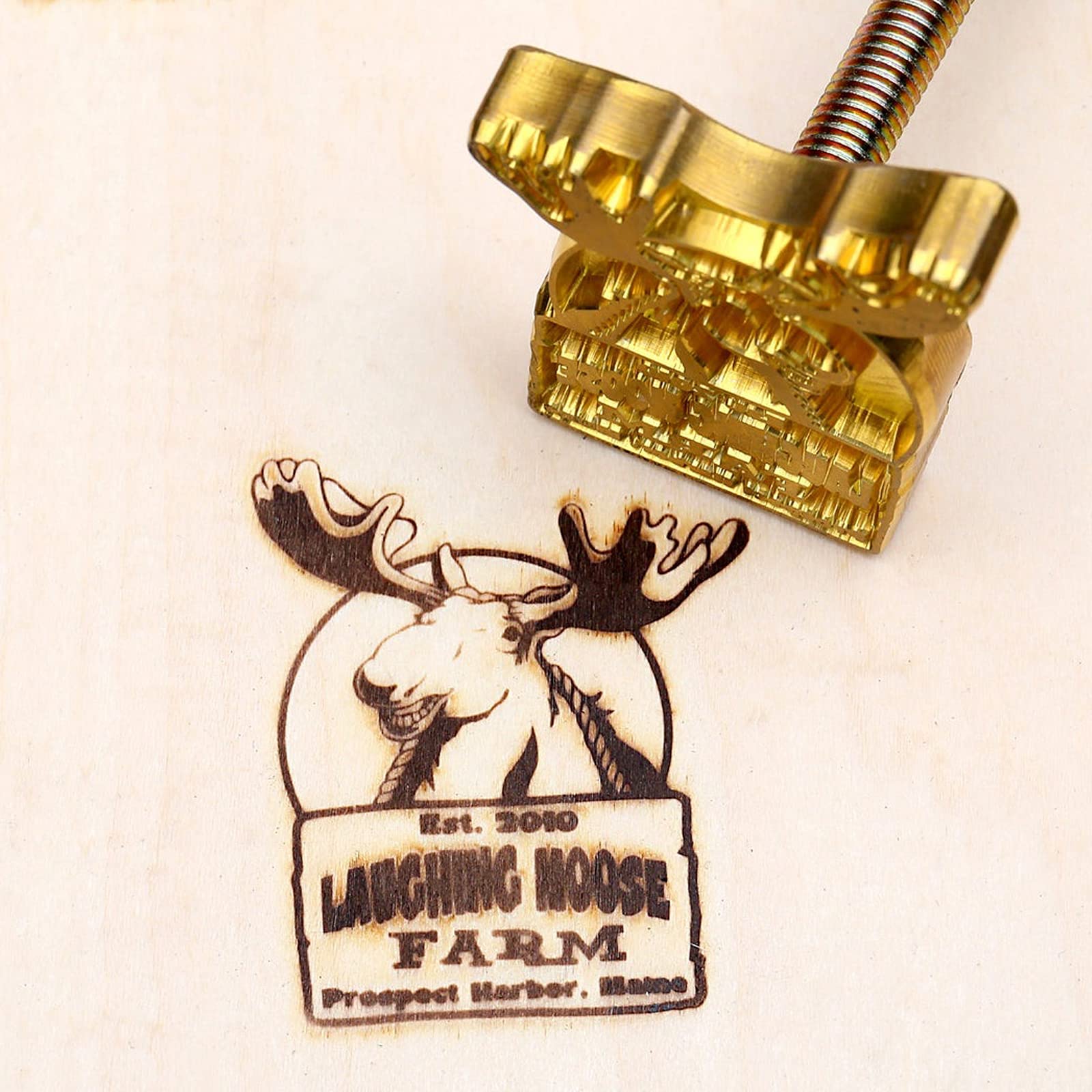 Custom Wood Branding Iron Stamp - Personalized 1