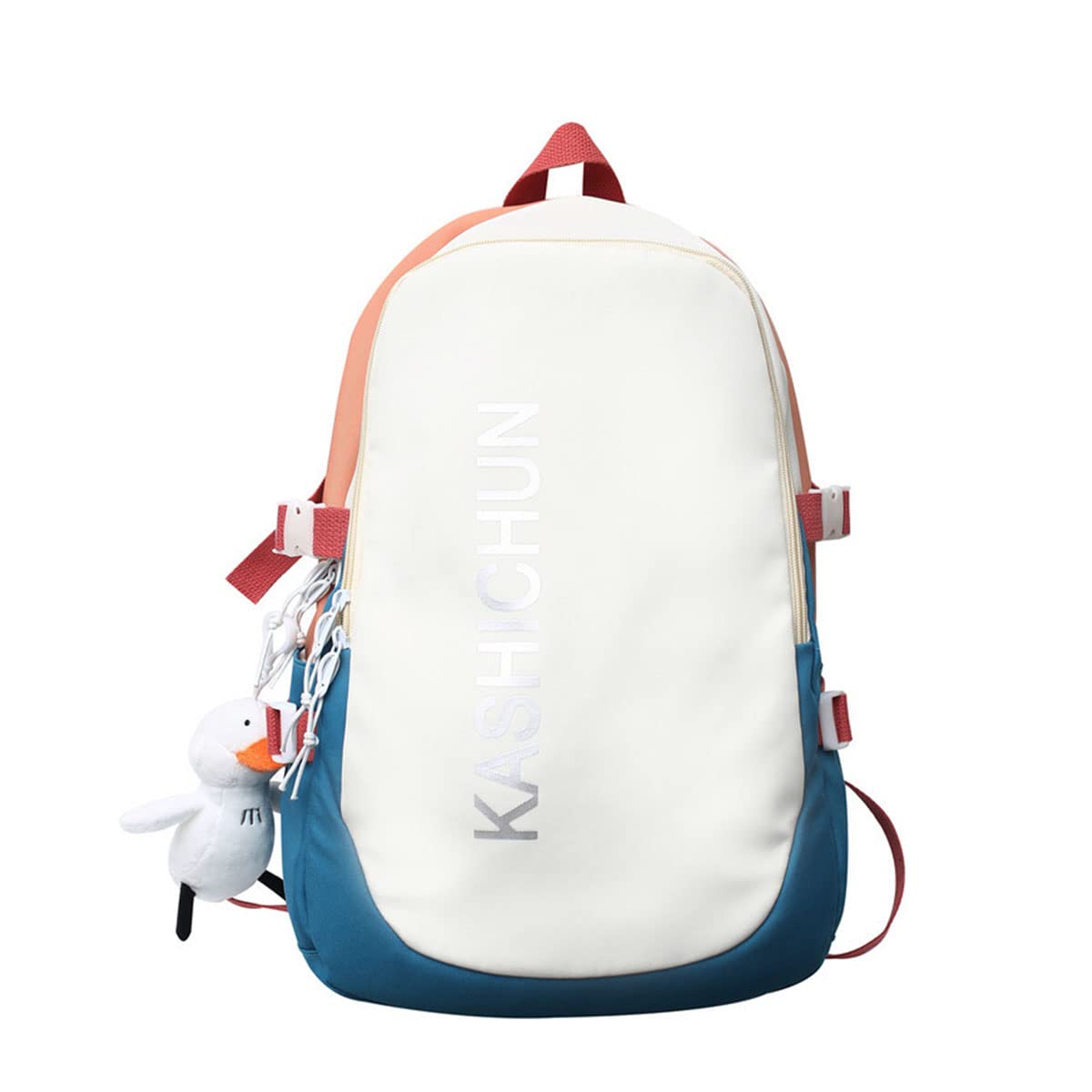 Cute Plush Pendant Kawaii Backpack for Boys & Girls - Stylish Laptop Backpack for School, Travel & Everyday Use | Durable Aesthetic Backpack for Teens & Kids