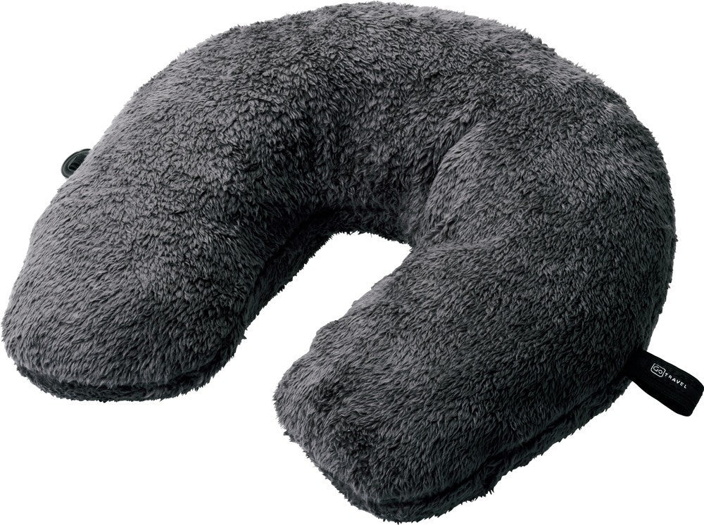 Go Travel Plush Pillow - Ultra Soft Neck Support for Airplane, Car & Home Use | Comfortable Travel Accessories for Adults & Kids
