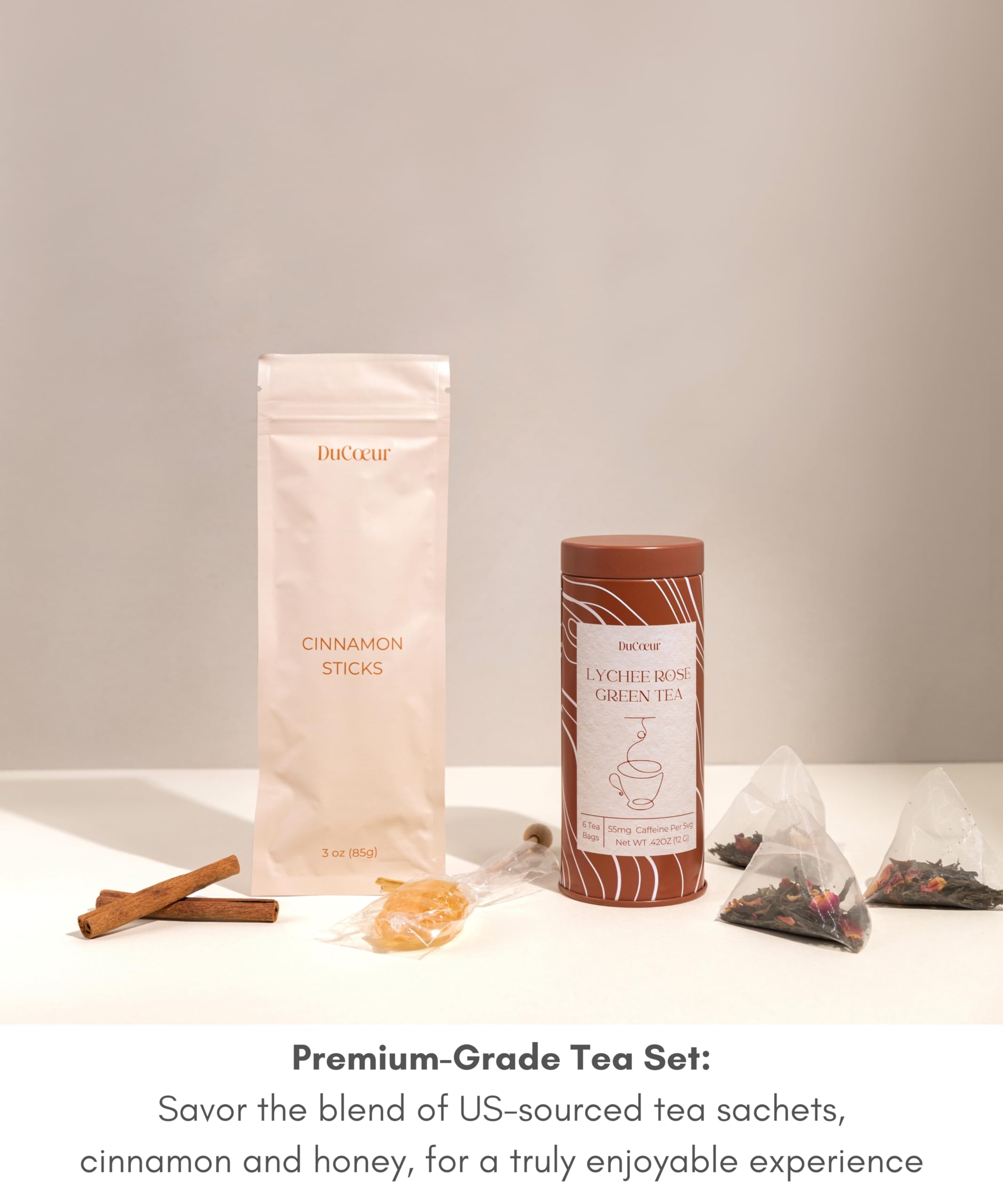 Premium Tea Gift Box for Women - Luxury Self Care Package with Wellness Gifts, Sympathy & Get Well Soon Gift Basket for Mom - Includes High-Quality Tea & Accessories | Perfect for Relaxation, Spa Days & Thoughtful Gifting