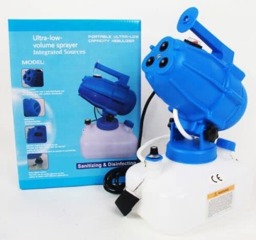 Portable Electric Fog Machine - ULV Cold Fogger for Disinfectant & Sanitizing Spray | Ideal for Home, Office, and Commercial Sterilization