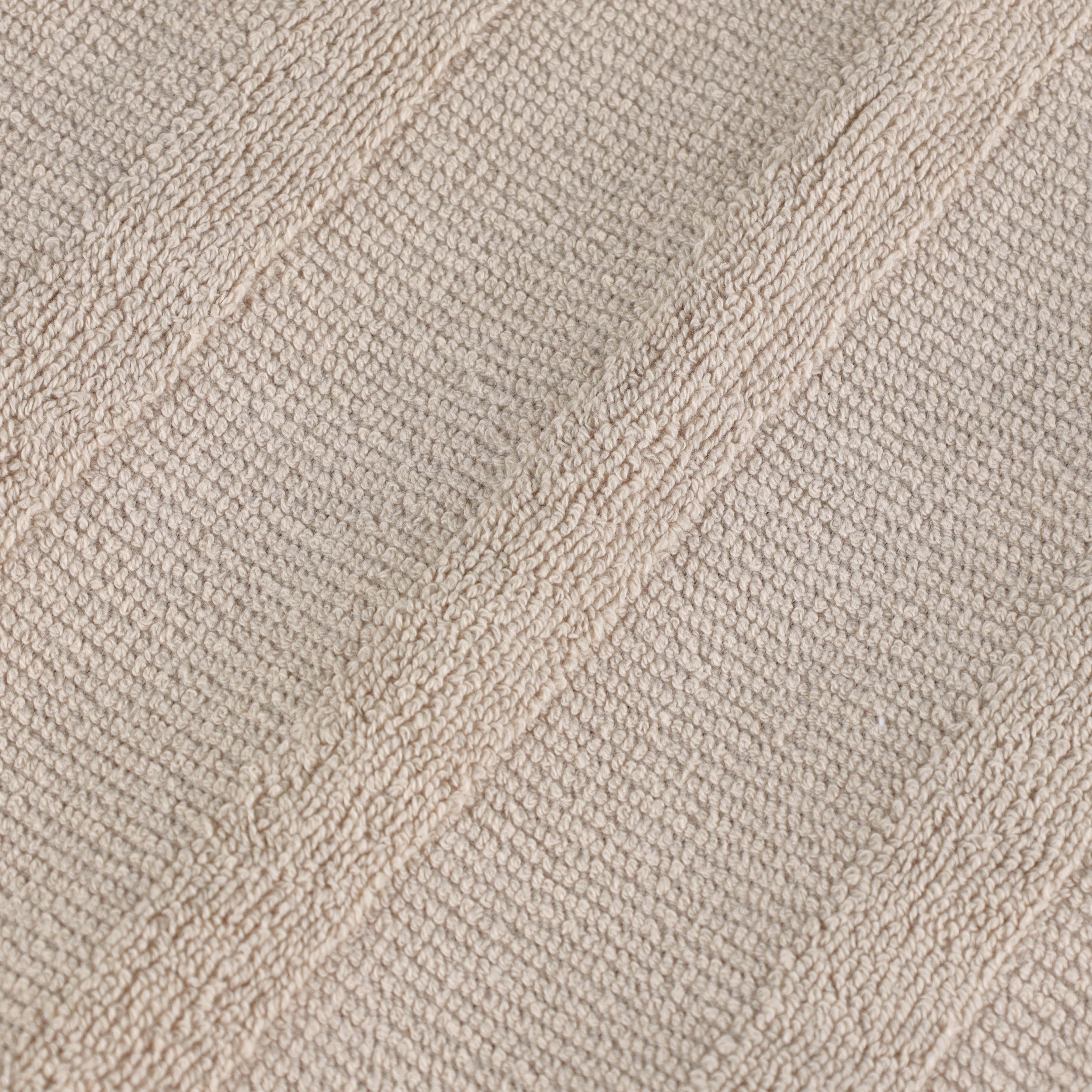 Premium Roma Cotton Ribbed Textured Hand Towels - Soft & Absorbent Bathroom Towel Set of 6 - Perfect for Kitchen, Guest Bathroom & Spa Use