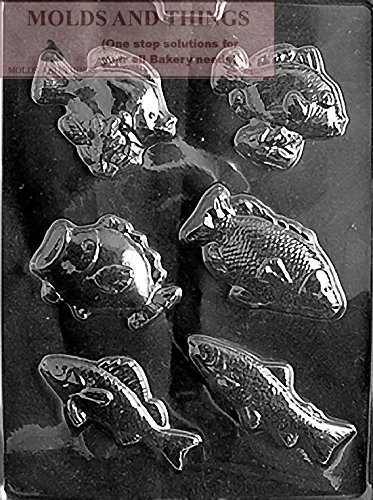 Bass Fish Chocolate Candy Mold - DIY Lollipop & Candy Making for Parties