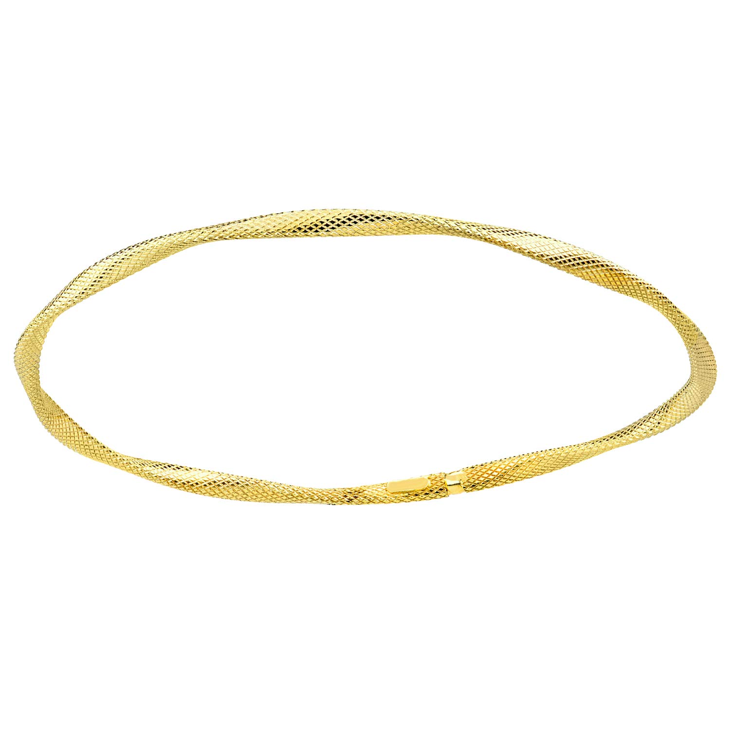 Citerna Women's 7cm Gold Bangle Bracelet - Elegant Fashion Jewelry for Parties, Weddings & Daily Wear RIB1801Y