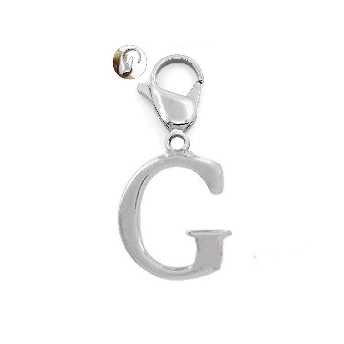 Sexy Sparkles Dangling Letter Pendant Charm - Clip-On for Bracelets & Necklaces - Perfect for Parties, Date Nights & Special Occasions
