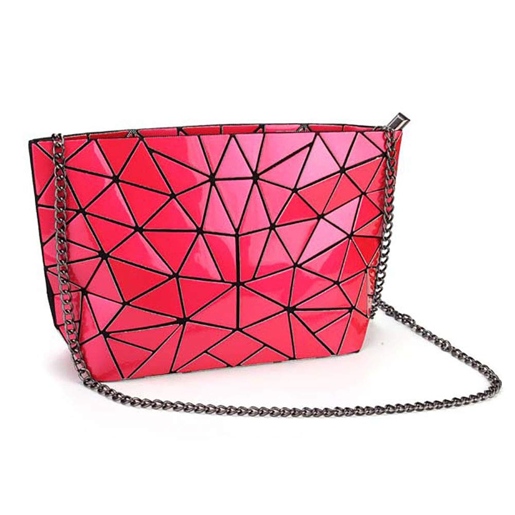 Holographic Geometric Crossbody Purse for Women - Party & Evening Out