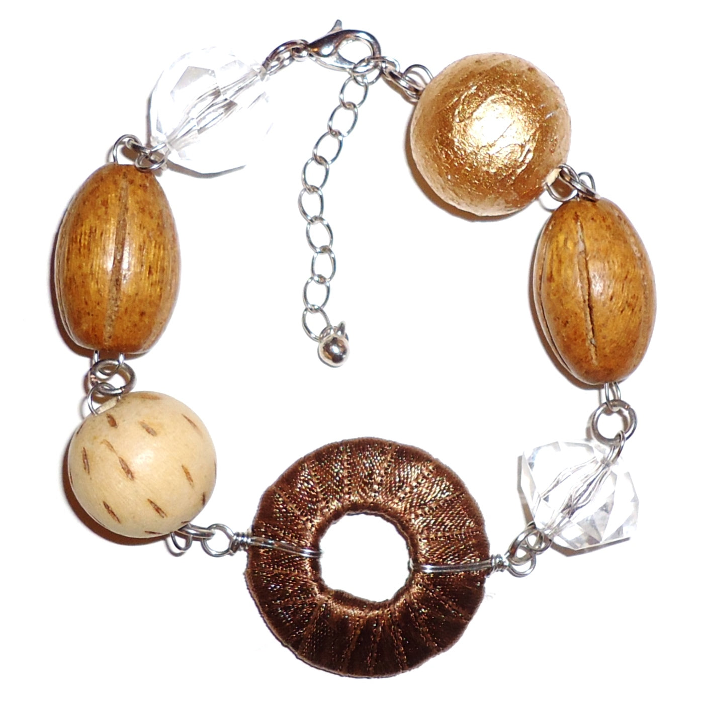 Stylish Multi Bead Bracelet for Women - Brown Boho Chic Handmade Jewelry - Perfect for Casual Wear, Parties & Gifts