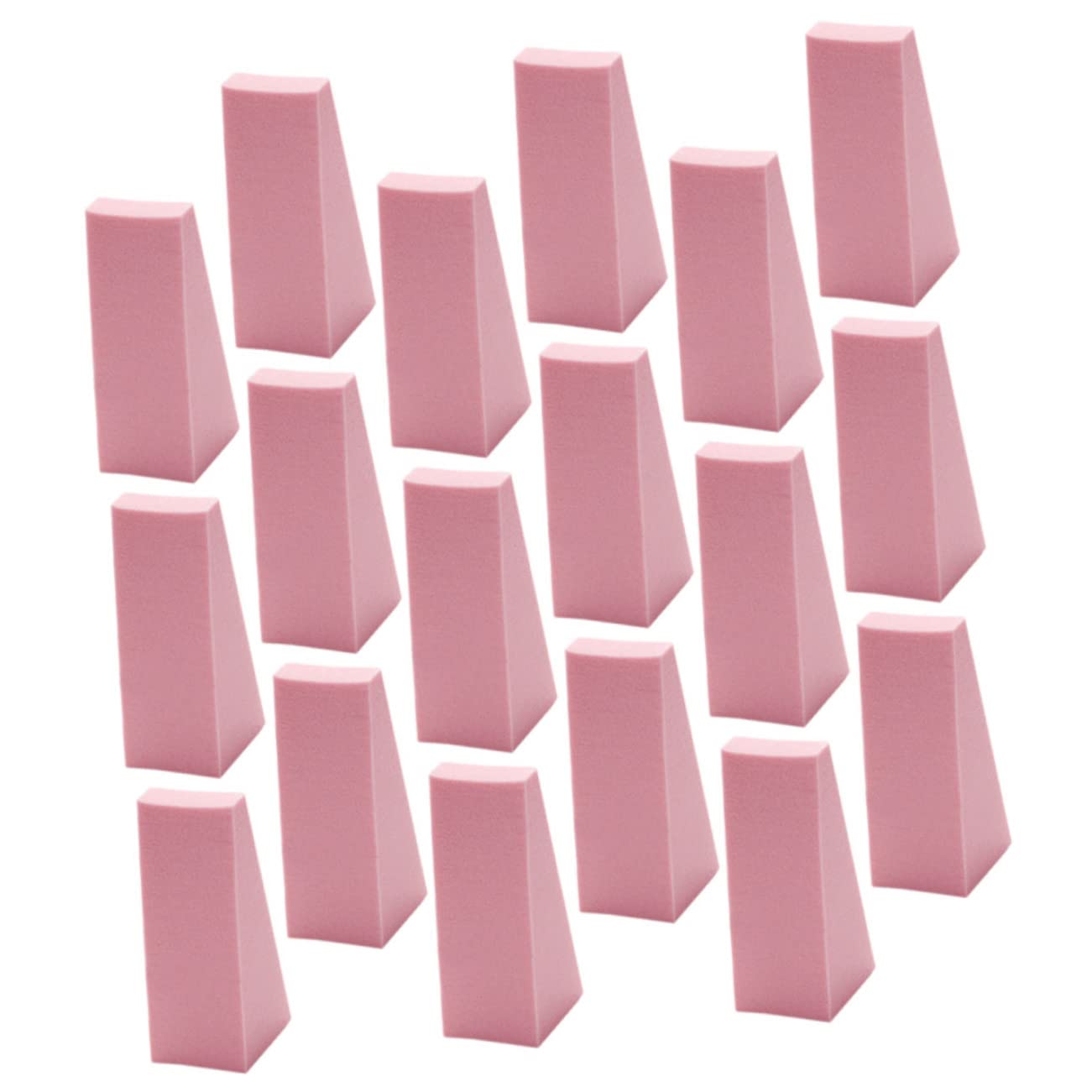 Minkissy 3PCS Elegant Nail Art Sponges - Soft Gradient Makeup Sponges for Ombre Manicure, Easy to Apply & Blend - Perfect for Salon, Home Nail Care & DIY Nail Designs