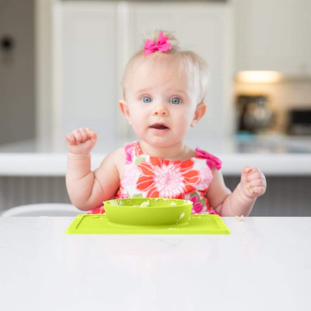 Ezpz Mini Bowl - Non-Slip Silicone Baby Bowl for Toddlers | Perfect for First Foods, Snacks & Mess-Free Feeding at Home or On-The-Go