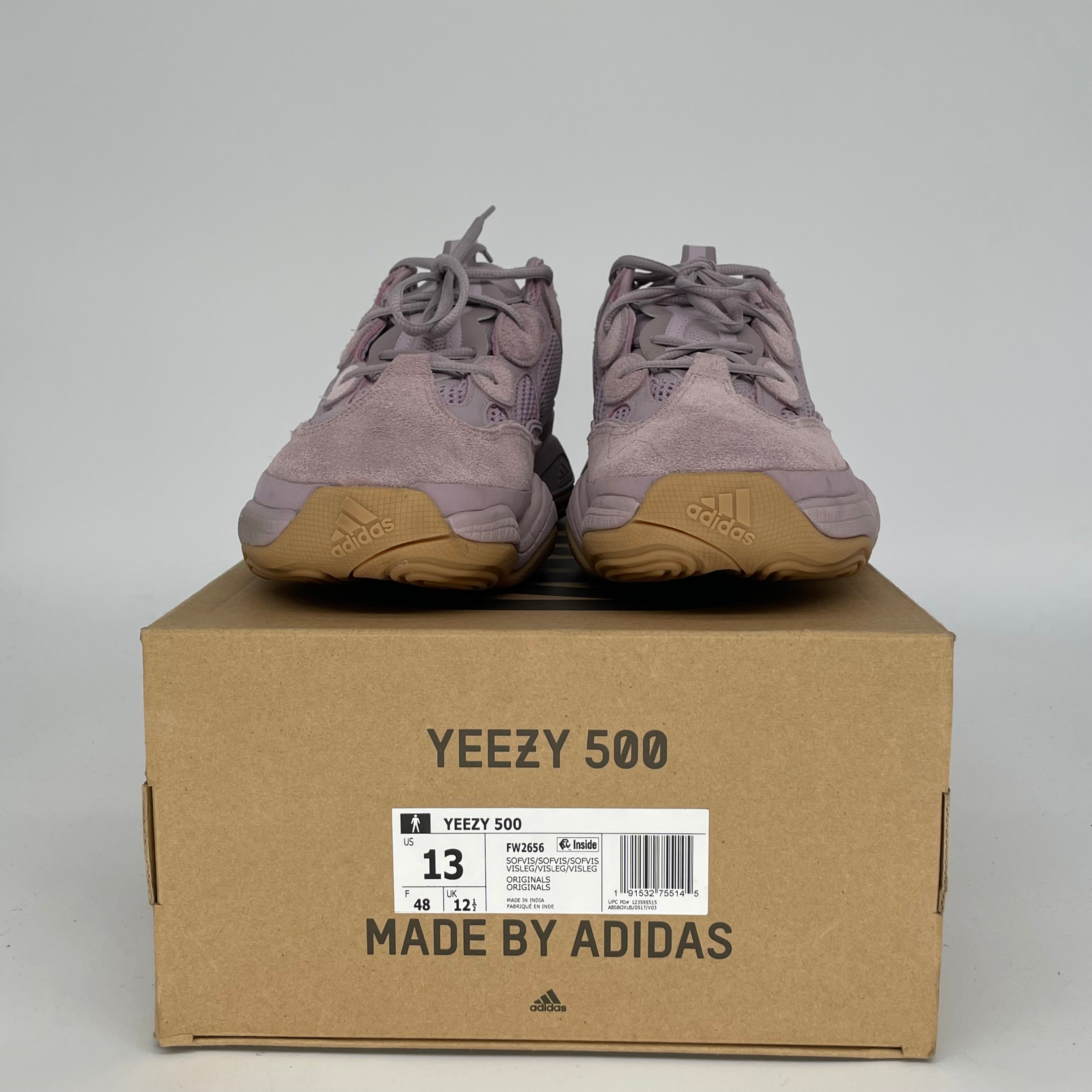 Adidas Yeezy 500 Soft Vision Sneakers - Men's Size 13 (FW2656) | Comfortable Running Shoes for Jogging, Gym Workouts & Casual Streetwear Fashion