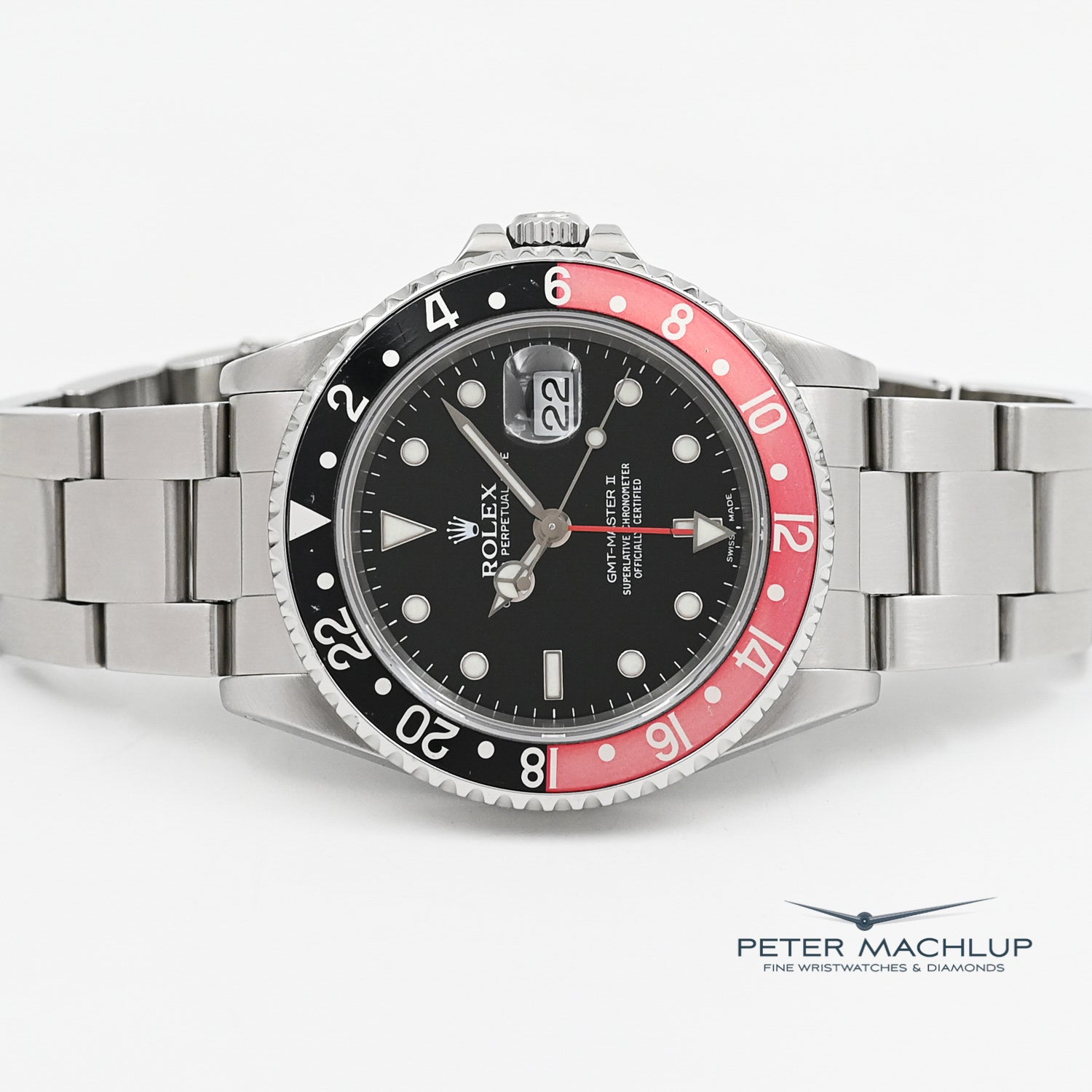 Authentic Rolex GMT-Master II Stainless Steel Watch 2000 Model - Perfect for Travel, Business & Luxury Collectors