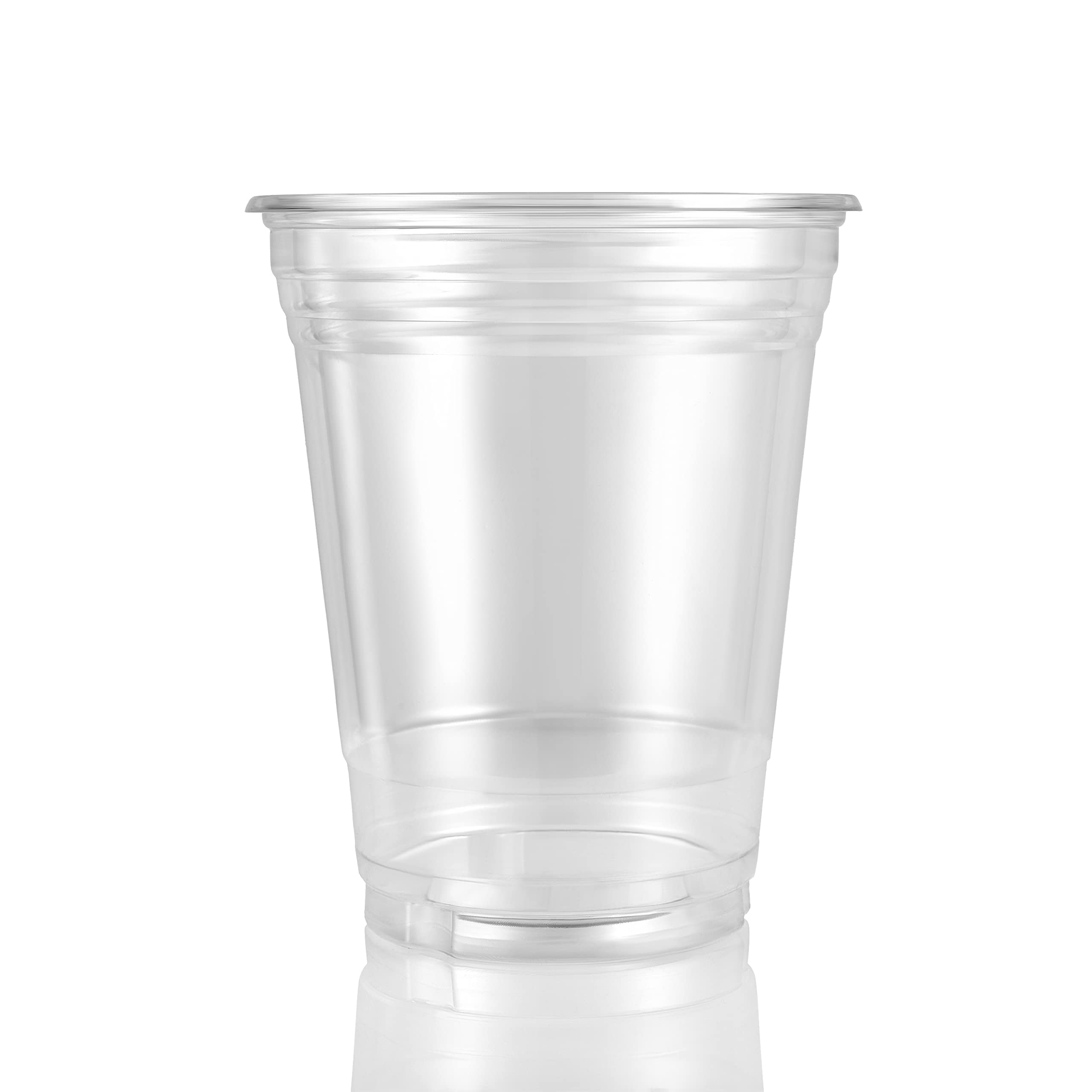 Nicole Home Collection 600 Count 18 oz Clear Disposable Plastic Cups - BPA Free, Durable PET Material for Parties, Picnics, BBQs & Events