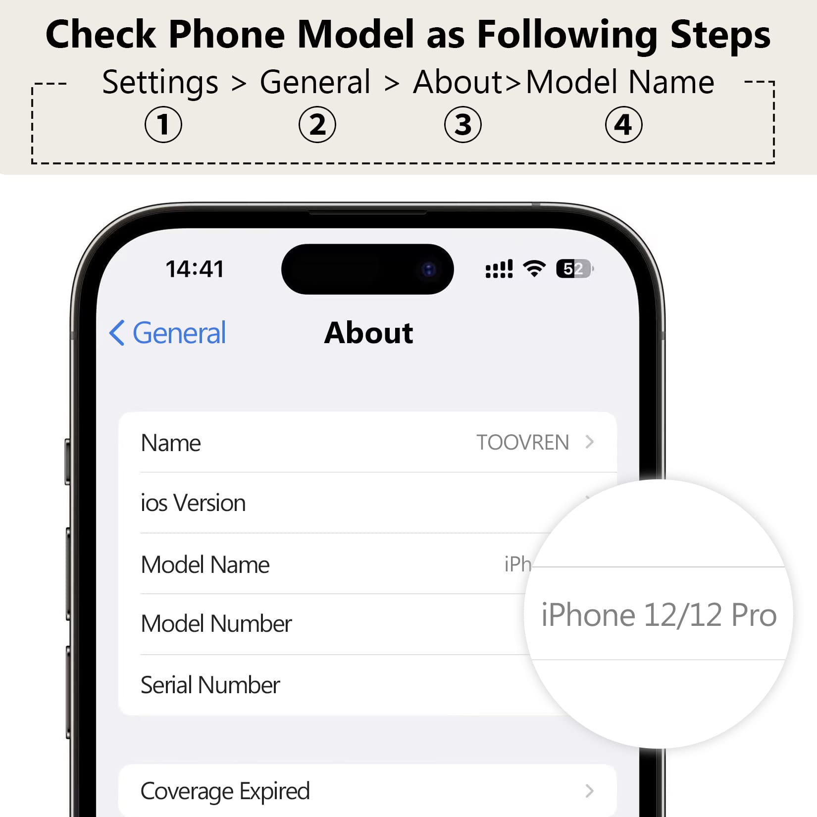 TOOVREN iPhone 12/12 Pro Case with Strap & Card Holder - Slim Protective Wallet Cover for iPhone 12/12 Pro 6.1