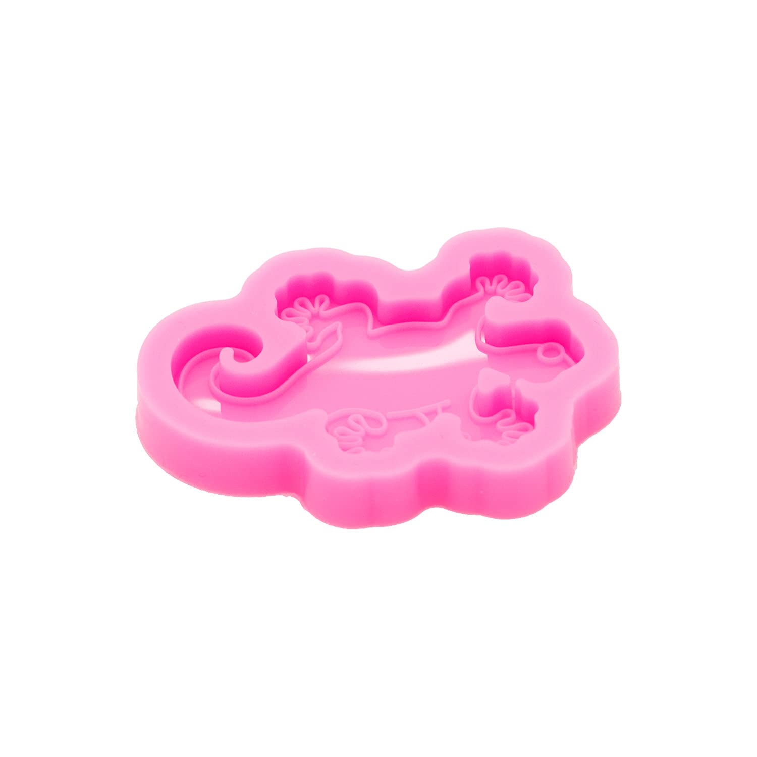 Angel Wings Silicone Baking Molds - 4-Legged Snake Design, Food-Grade Non-Stick Reusable Chocolate, Candy, Fondant, Ice Cream Molds for DIY Desserts, Cupcakes, Jelly & Pudding - Perfect for Birthday Parties, Halloween Treats & Home Baking