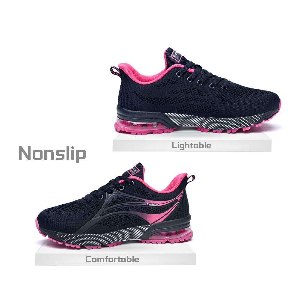 Lamincoa Women's Air Running Shoes - Lightweight Athletic Sneakers for Women with Non-Slip Sole - Perfect for Jogging, Gym Workouts & Tennis | Breathable Comfort Walking Shoes