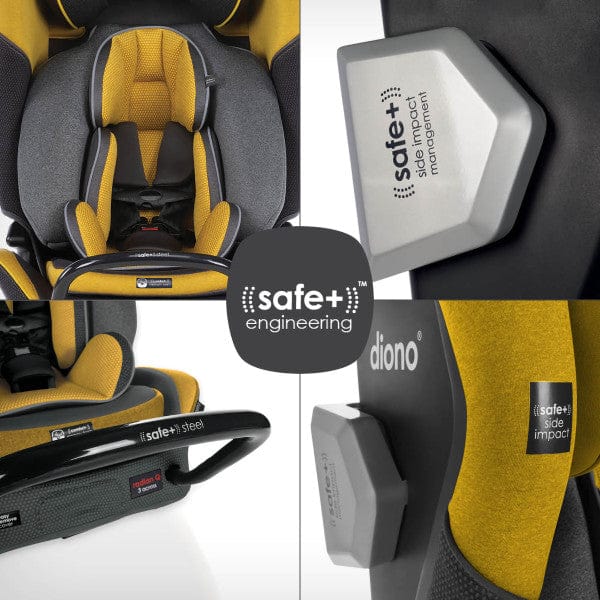Diono Radian 3QXT All-in-One Convertible Car Seat with LATCH System - Safe & Comfortable for Infants to Toddlers - Perfect for Travel, Daily Commute & Family Road Trips