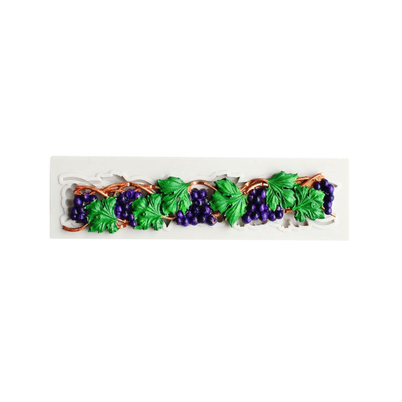 Premium Grape Vine Lace Fondant Molds - Chocolate & Candy Making Tools for Cake Decorating, Polymer Clay, Gumpaste - Perfect for Wedding Cakes, Cupcakes, and DIY Baking Projects