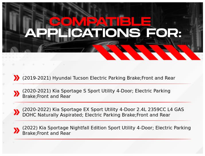 R1 Concepts Premium Ceramic Brake Pads and Rotors Kit - Front & Rear Brake System with Hardware - Fits 2019-2021 Hyundai Tucson - Smooth Stopping Power for City Driving & Highway Safety