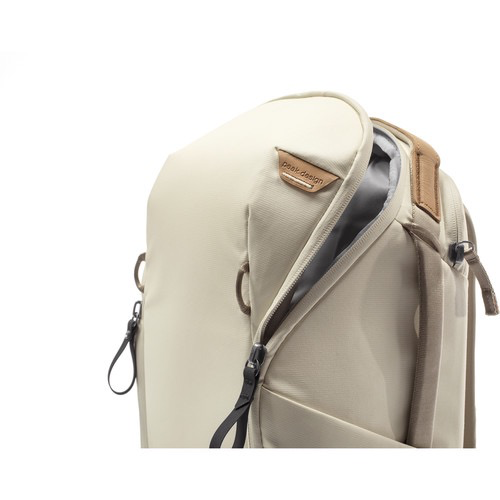 Peak Design Everyday Backpack 15L - Waterproof Camera Backpack with Zip Closure, Bone Color - Perfect for Travel, Photography & Daily Commute