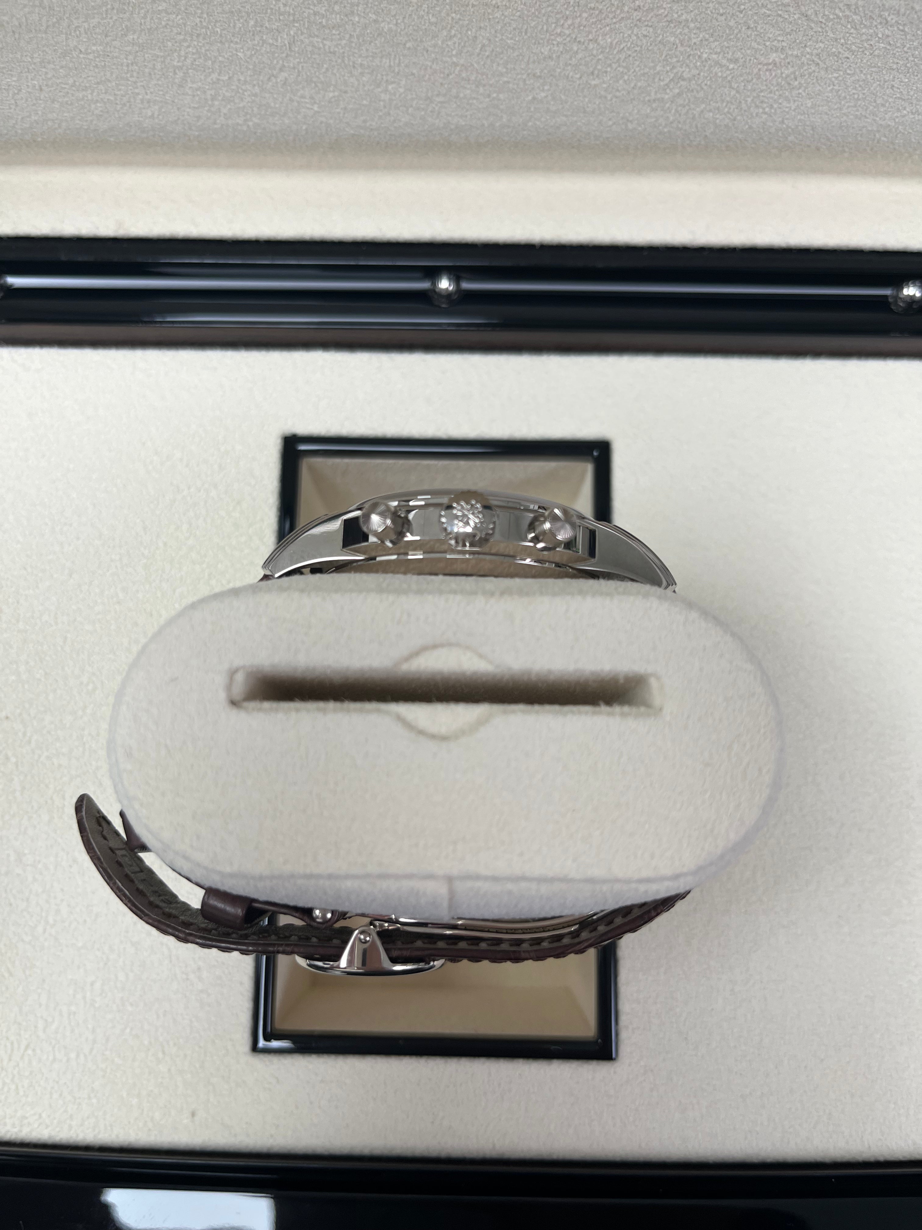 Patek Philippe Complications Salmon Dial 18K White Gold Men's Watch 5172G-010 | Luxury Dress Watch for Business & Formal Occasions