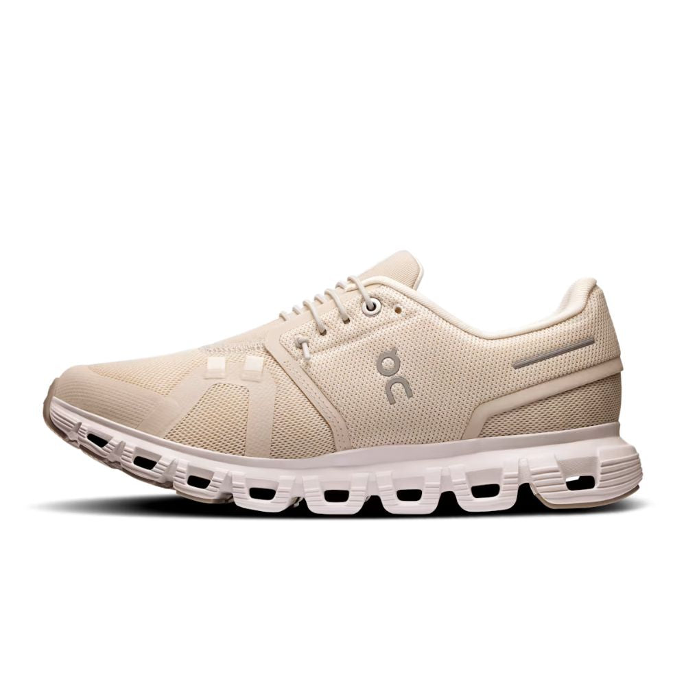 ON Women's Cloud 6 Running Shoes - Lightweight & Comfortable Sneakers for Women (Pearl/White) | Perfect for Jogging, Gym Workouts & Everyday Wear