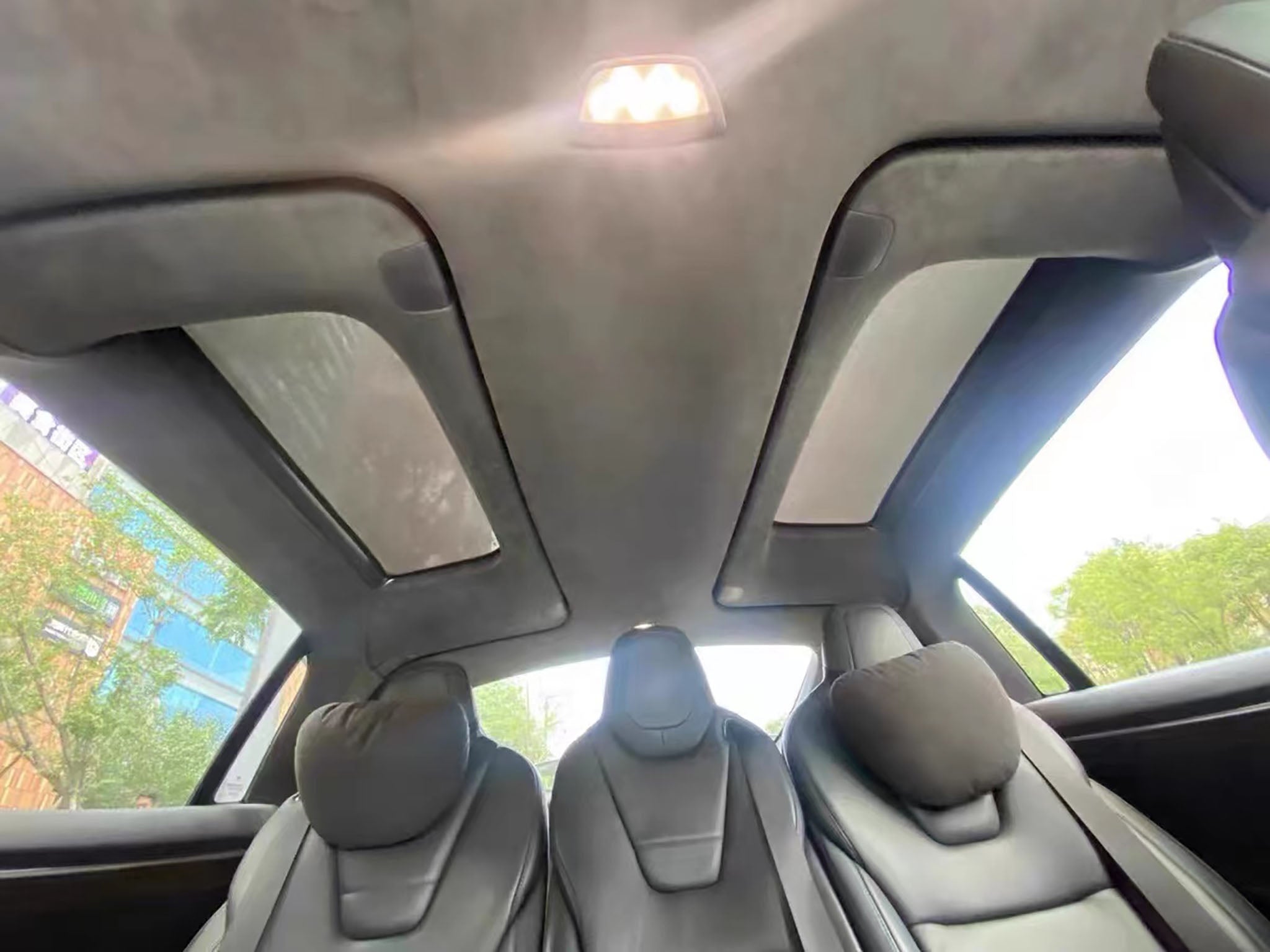 Premium Tesla Model X Roof Sunshade (2016-2025) - Compatible with Pre-Refresh & Newer Models | UV Protection & Heat Reduction for Summer Driving & Outdoor Parking