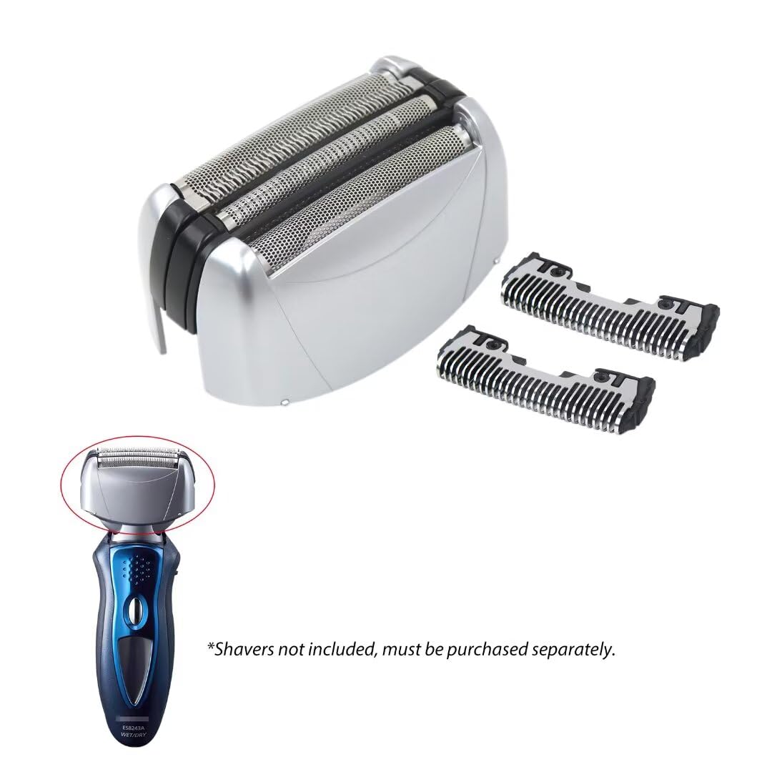 Premium Replacement Shaver Blades & Foil Kit for Panasonic ES8243AA & WES9020PC - High Precision Inner Blades & Outer Foil Set - Smooth Shaving Experience for Men's Grooming at Home or Travel