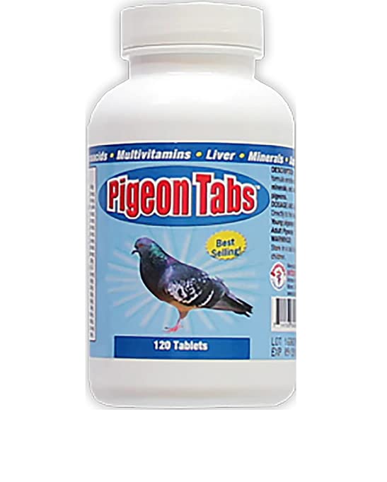 INTERFARMA Pigeon Tabs - Premium Vitamins for Racing & Show Pigeons - Supports Immunity & Feather Health - Ideal for Racing Season & Breeding Periods