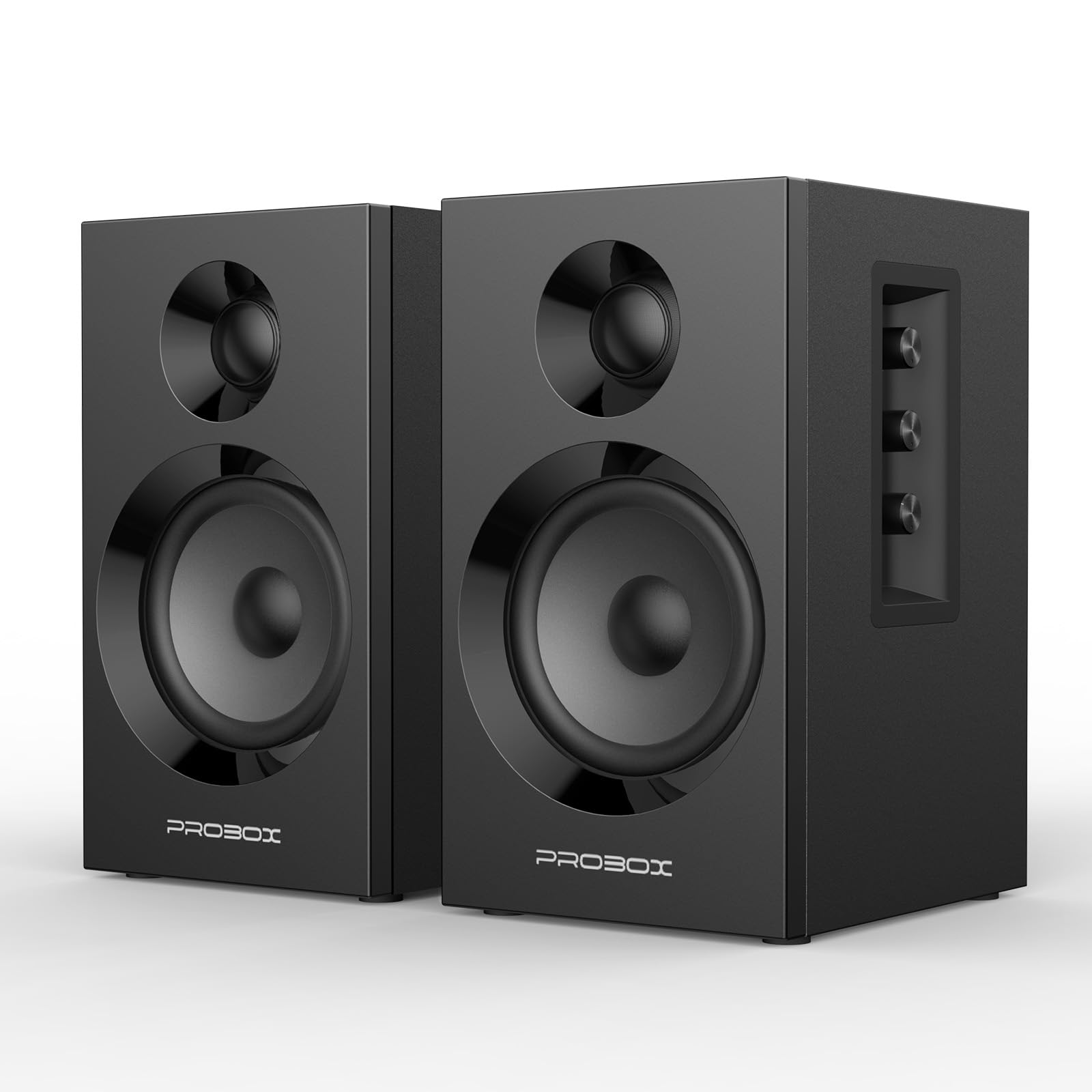 BT16 Active Bookshelf Speakers with 3.5