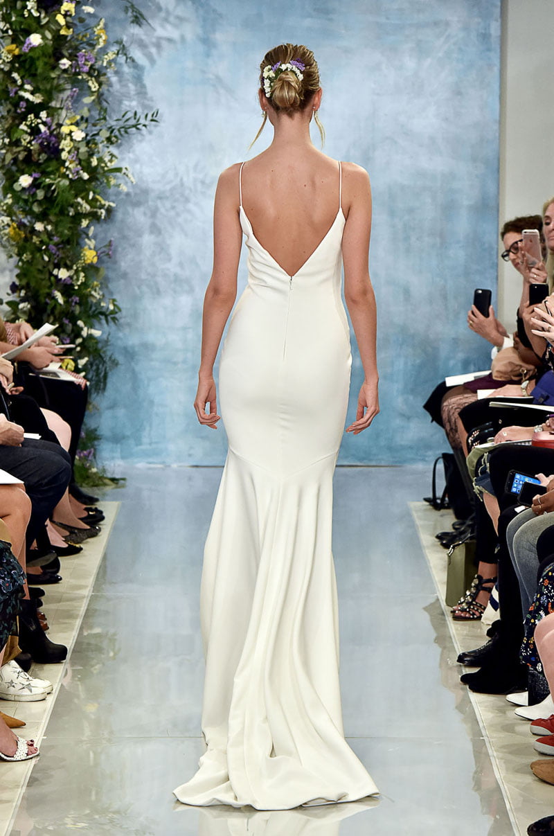 Theia Bruna 890541 Elegant Lace Wedding Dress for Bride - Perfect for Church Ceremony, Beach Wedding & Romantic Vow Renewal