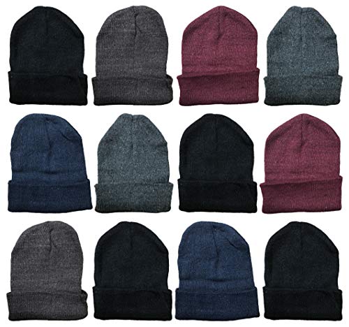 12 Pack Adults Assorted Solids (B)