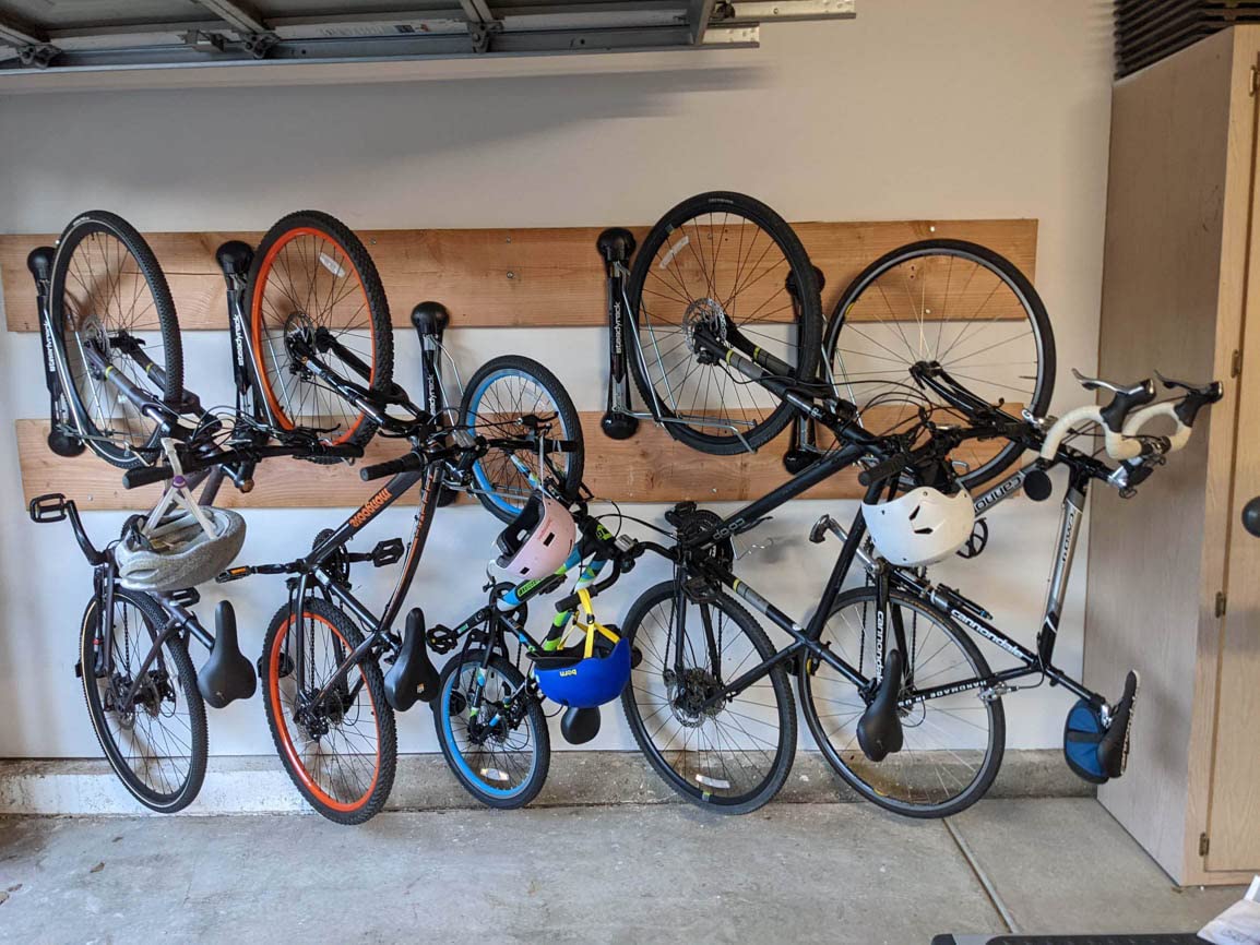 Steadyrack Bike Racks - Classic Wall Mounted Bike Storage Rack for Home, Garage & Bike Park - Space Saving Bike Holder - 2 Pack - Perfect for Small Spaces & Organized Bike Storage
