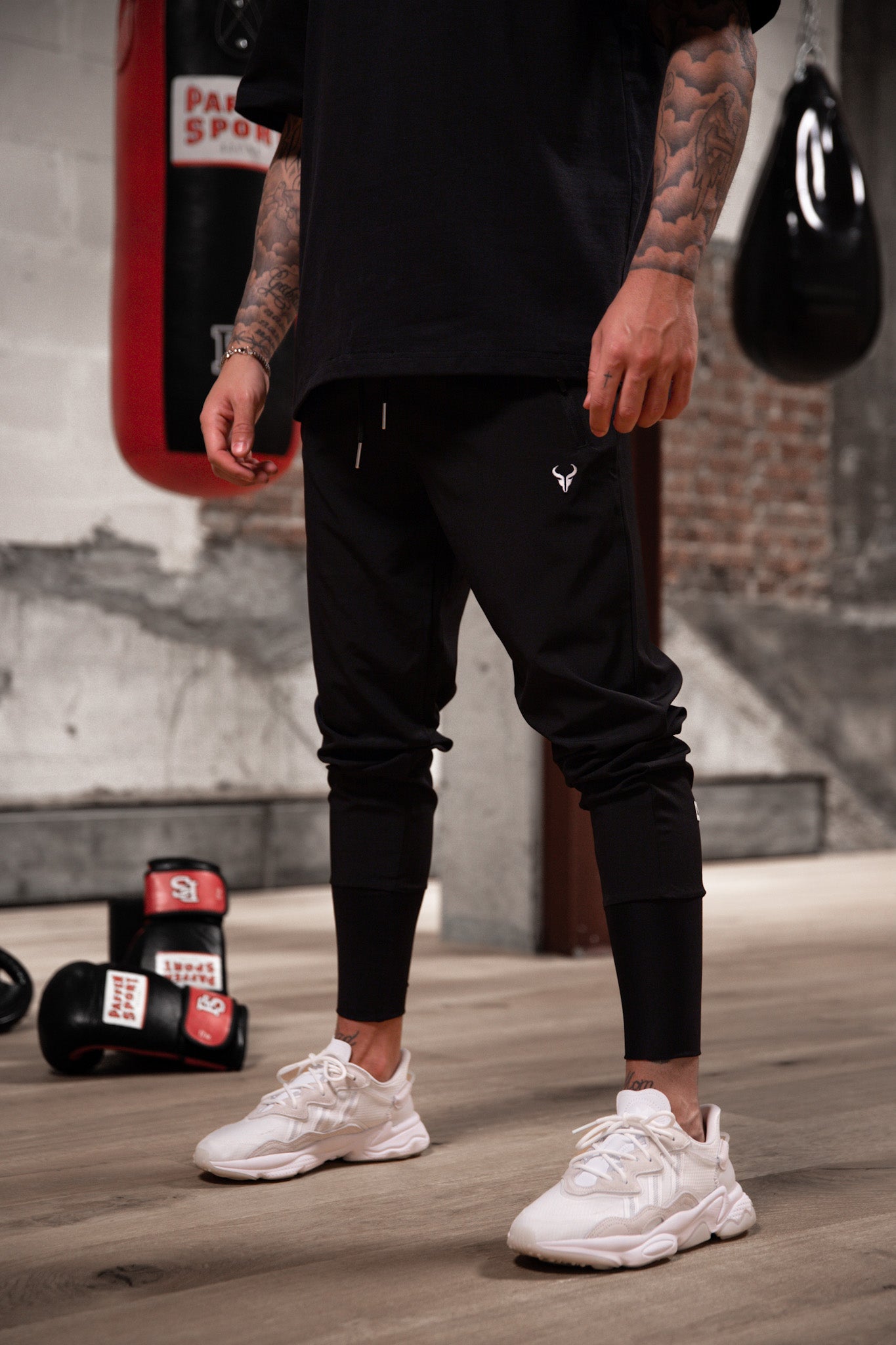 Cerus Black Training Club High Rib Jogger - Comfortable Workout Pants for Men & Women - Perfect for Gym, Running, Yoga & Lounge Wear