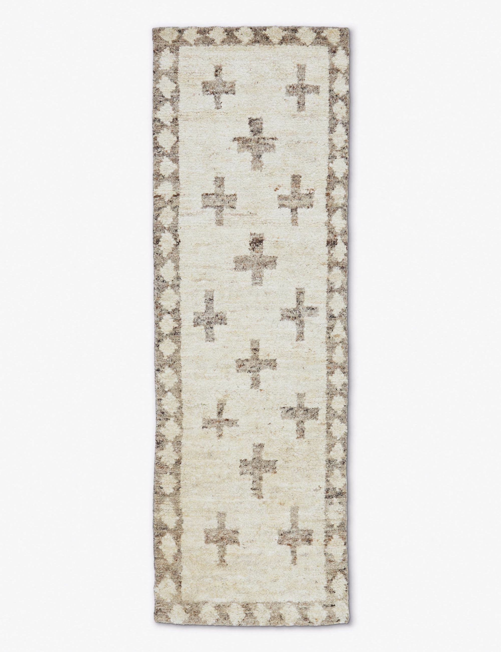 Handmade Acoma Wool Rug Swatch - 18