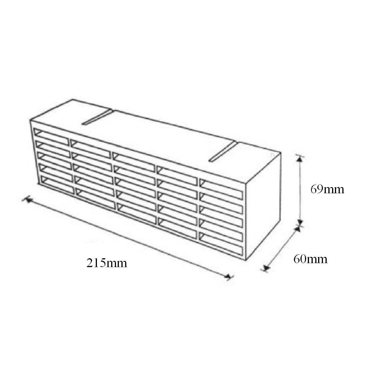 10 Pack Terracotta Air Bricks - 9