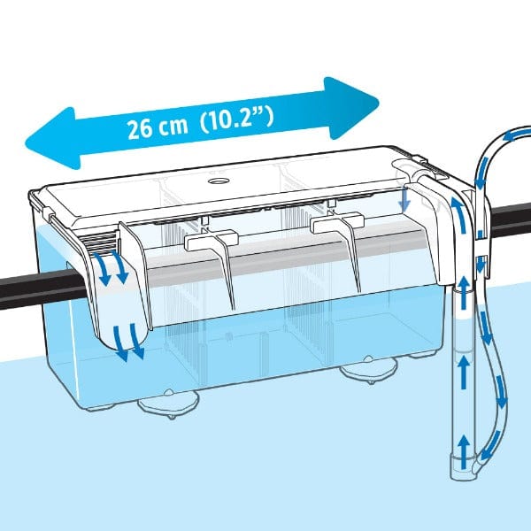 Fluval Multi-Chamber Fish Breeding Box - Transparent Acrylic Aquarium Hatchery for Livebearers & Fry - Perfect for Guppies, Mollies & Betta Fish Breeding Tanks
