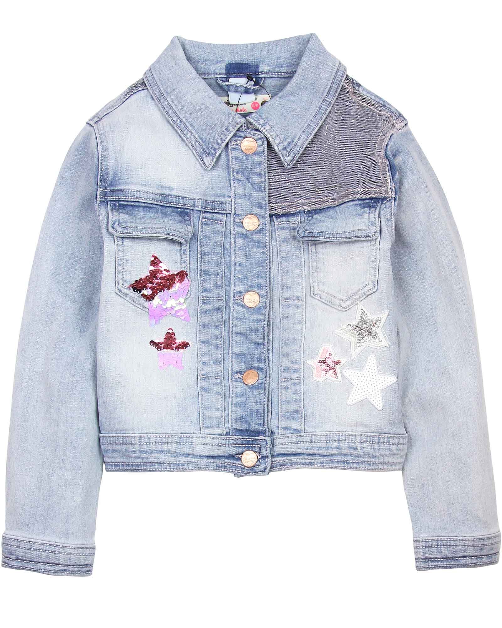 Desigual Girls' Denim Jacket Pencas - Stylish Distressed Denim Jacket for Teens (Sizes 5-14) - Perfect for School, Casual Outfits & Weekend Adventures
