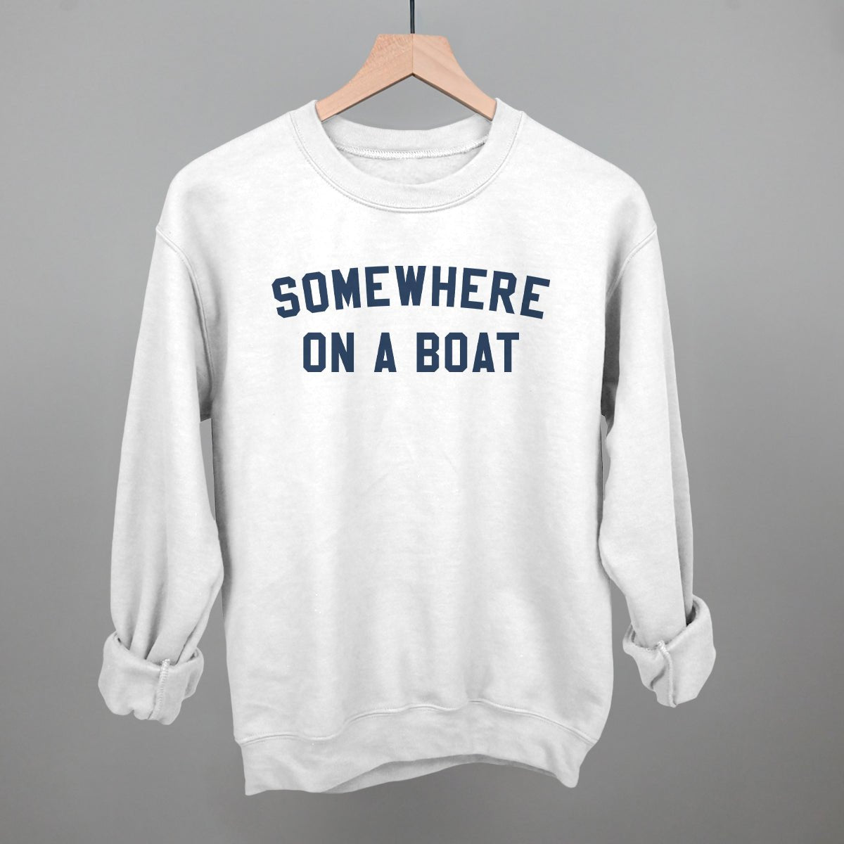 Somewhere On A Boat - Premium Nautical Decor for Home & Office - Perfect for Beach Houses, Boats, and Coastal-Themed Spaces