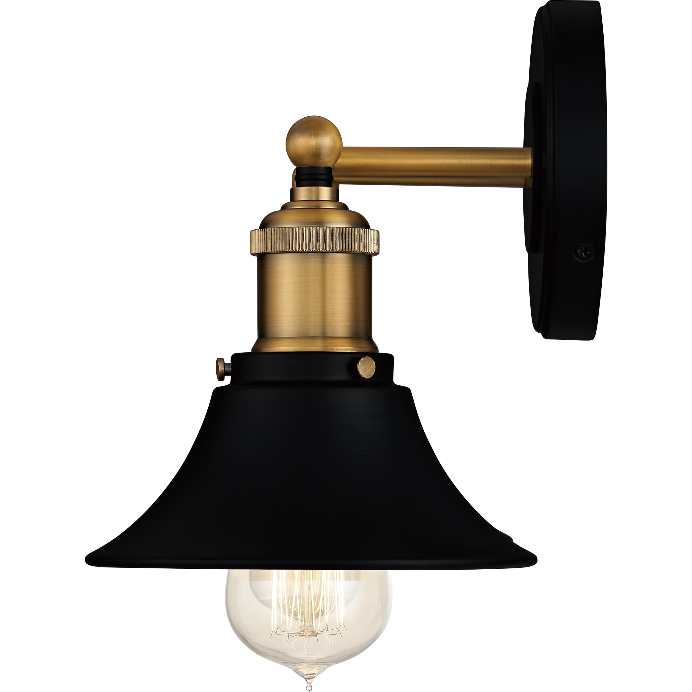 Quoizel Trafalgar 2-Light 15 Inch Matte Black Bathroom Vanity Light - Anglo-Inspired Transitional Wall Mount Fixture for Mirror, Dresser or Sink - Perfect for Modern Bathrooms, Bedrooms & Vanity Areas