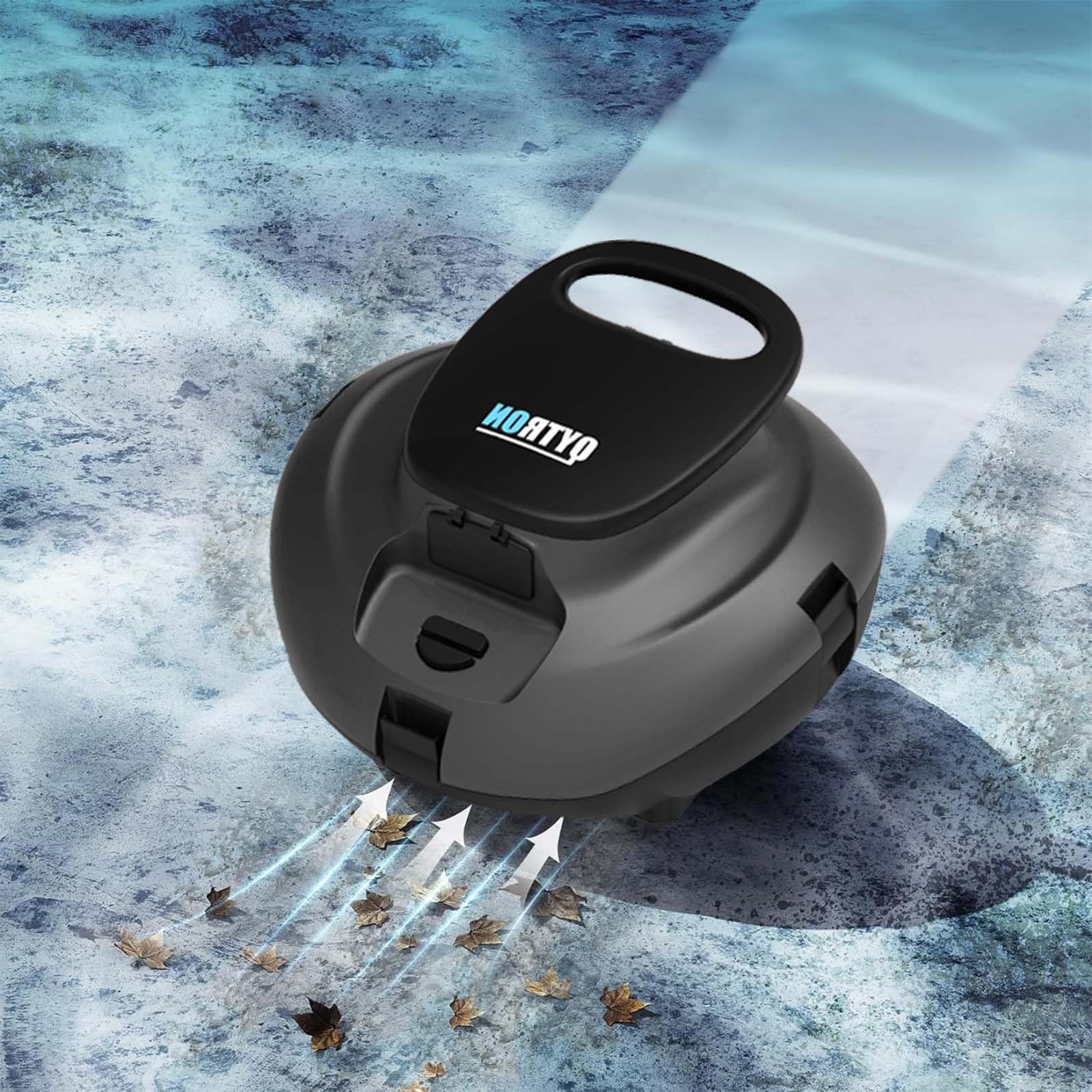 Automatic Pool Cleaner Robot - Cordless, Dual Motor, 90 Min Runtime, Covers 861 Sq Ft for Above Ground Pools | Ideal for Backyard, Inground & Swimming Pool Maintenance