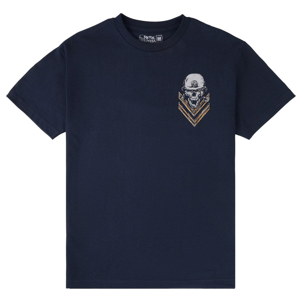 Metal Mulisha Death Troop Graphic T-Shirt for Men - Skull & Crossbones Design - Streetwear & Motorcycle Riding Apparel
