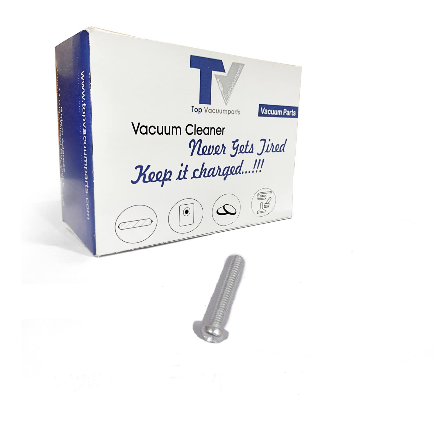 Original Kirby Vacuum Cleaner Front Switch Screw Replacement Part #112569S - Compatible with Kirby Models | Durable Repair Part for Home Cleaning & Maintenance