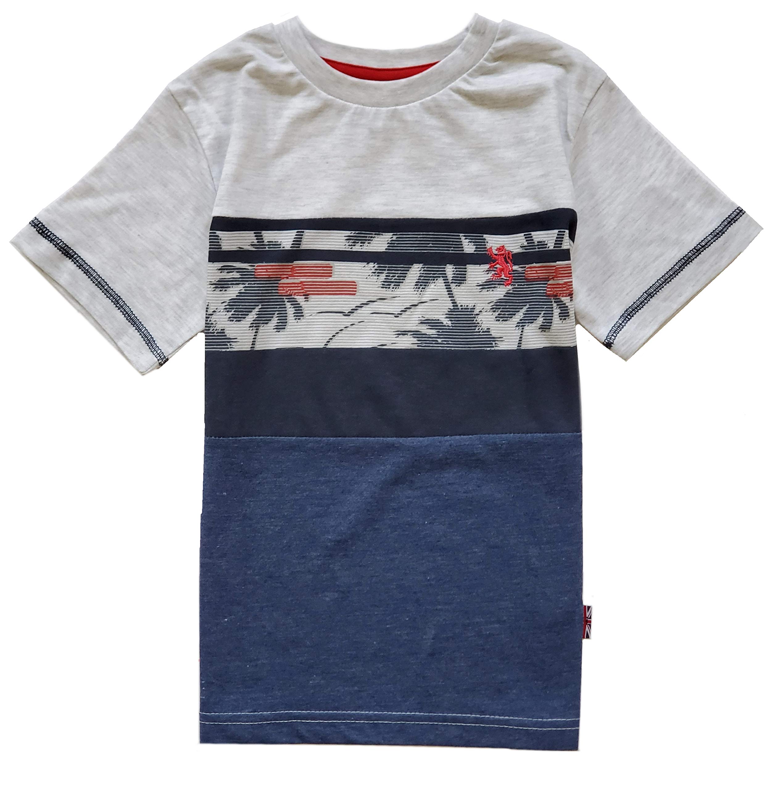 English Laundry Boys' Short Sleeve Graphic Print T-Shirt - Cool & Comfortable Cotton Tee for Kids, Playdates & Everyday Wear