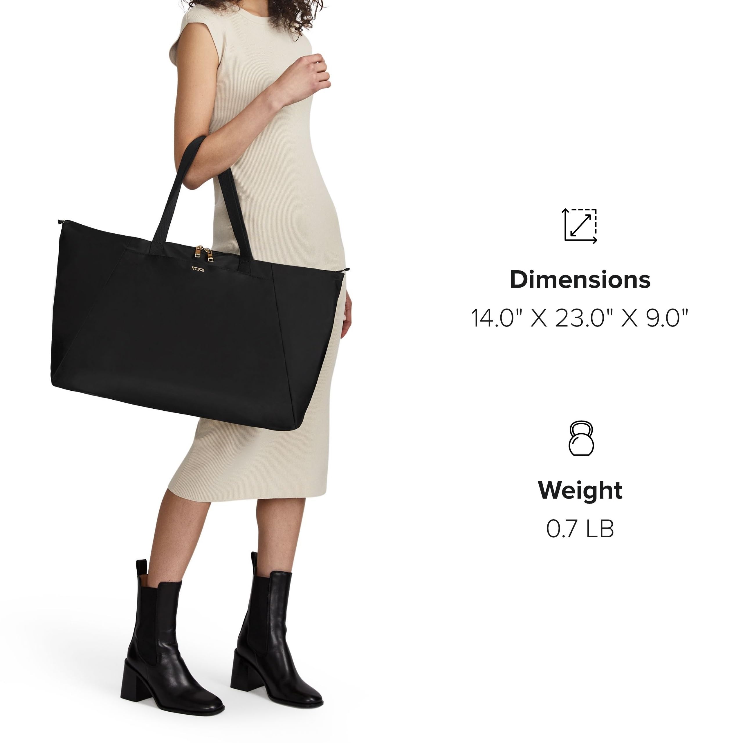 TUMI Just in Case Tote Bag - Stylish & Durable Travel Tote for Women & Men - Perfect for Work, Gym & Weekend Getaways